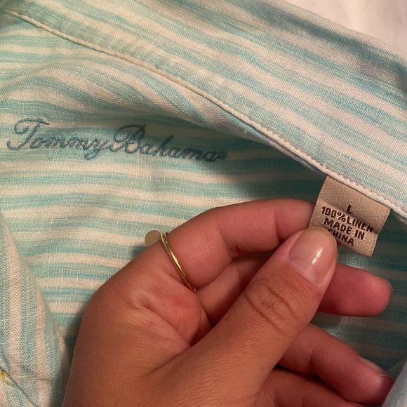 Tommy Bahama Linen Button Down - Picture 4 of 4